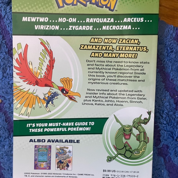 Pokémon “Legendary and Mythical Guidebook” Super Deluxe Edition Book for kids - Picture 3 of 4